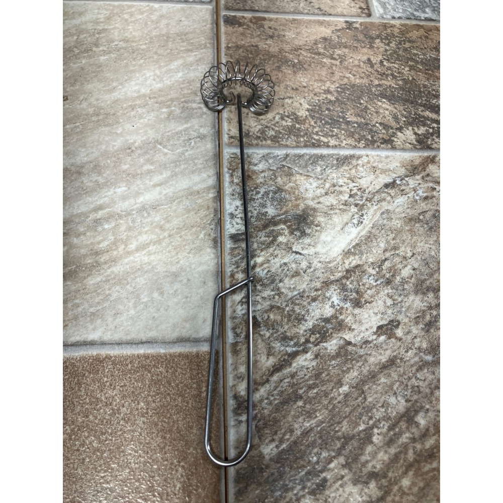 Vintage Stainless Steel Coiled Spring Magic Whisk 9 Inch Sauce Gravy Mixer